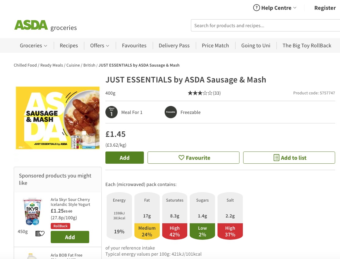 ASDA Just Essentials being resold at DOUBLE the price – as supermarket ...