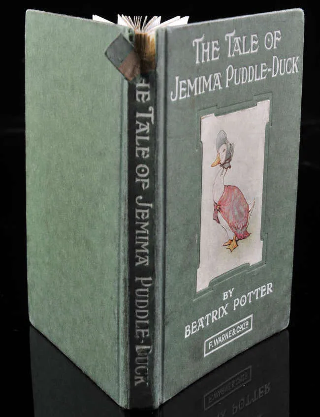 The cover of ‘The Tale of Jemima Puddle-Duck’.