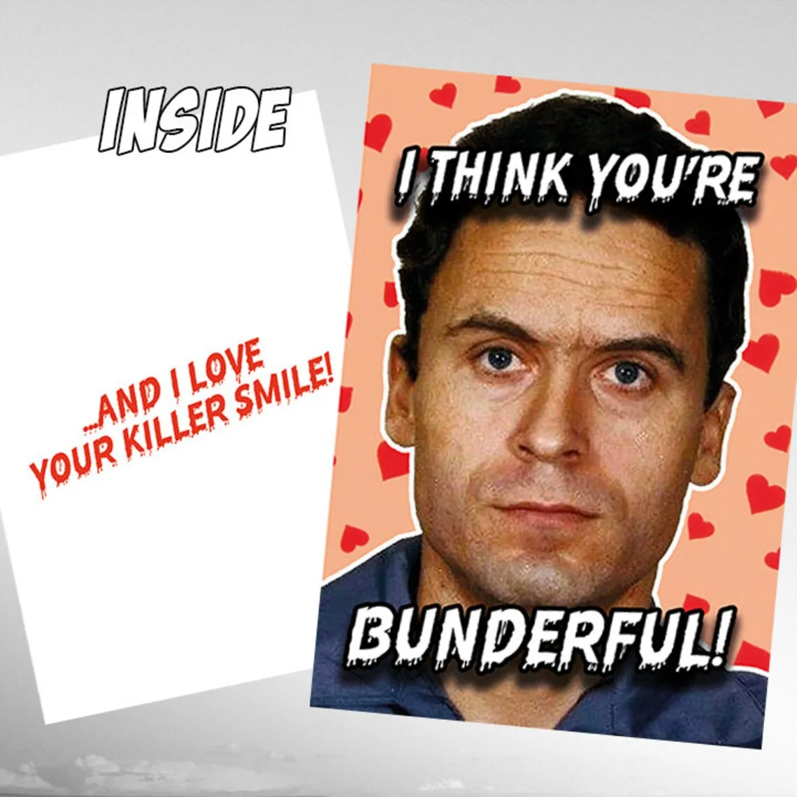 Sick Valentine's Day cards featuring serial killers Fred and Rose West are being sold online, featuring twisted messages and disturbing imagery.