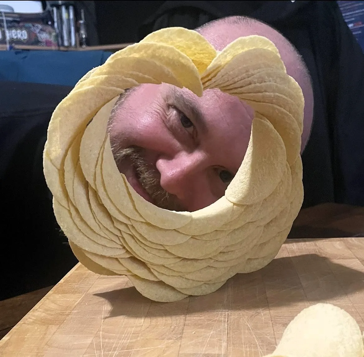 Andy’s crisp wheel, or Ringle, made from Pringles crisps leaves social media users stunned.