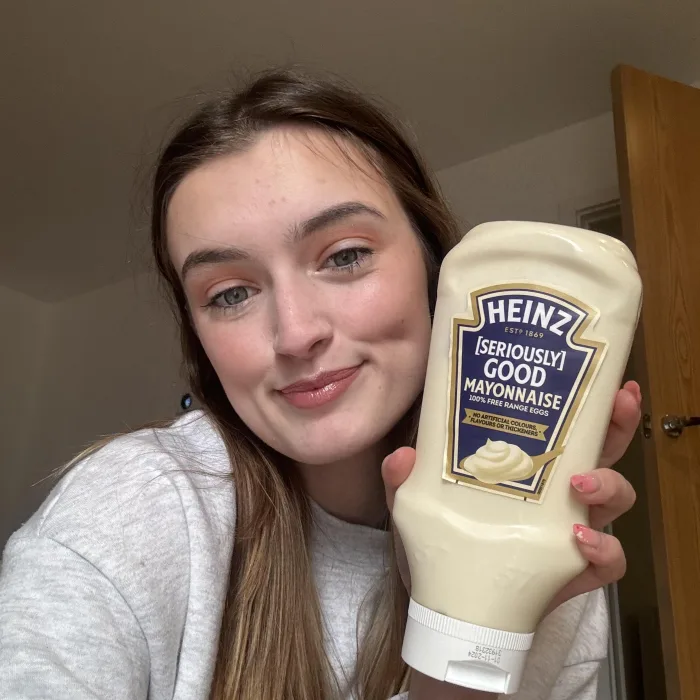 Mayo lover gets through over 150 bottles a year spending nearly £500 feeding bizarre habit…and she even has it on curry and porridge