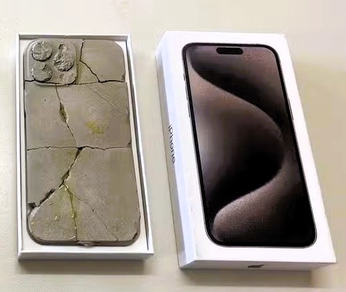Duped woman spends £2,000 on two new iPhones…but they were made of clay