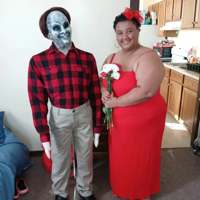 Woman ‘marries’ 6ft male doll after entering polyamorous relationship with zombie doll ‘wife’
