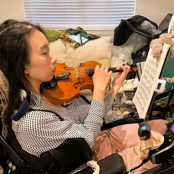 ‘I was a professional violinist – now I can barely move my body from the neck down and need help to breathe’