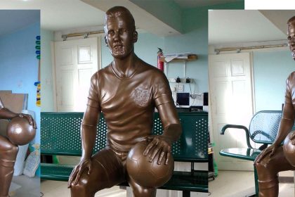 A £7,000 Harry Kane statue was not installed at Chingford station due to safety concerns over potential distractions for train drivers. The statue remains in storage.