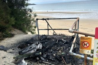 Beach-goers warned after BBQ fire destroys emergency phone line at Perranuthnoe Beach. Cornwall Council urges caution with portable grills as temperatures hit 30C next week.