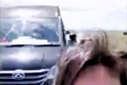 Streamer Yingying miraculously survives after being hit by a van while livestreaming on a highway in Qinghai, China. The accident was captured on her live footage.