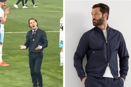 Burnley manager Scott Parker made a stylish debut in a £1,260 Harrods jacket during a 4-1 win, sparking fan reactions. His fashion choice nearly outshined the victory!