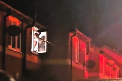 Quick-thinking man fights fire during Hartlepool riots with a hosepipe from an upstairs window. Witnesses condemn the violence, calling for peaceful protest and community support.