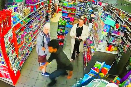 A cheeky crook swiped a bottle of champagne from a posh Kent village store, sparking a brave chase by the shopkeeper. Locals are shocked by the brazen theft in Crockenhill.