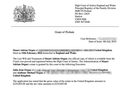 Grange Hill star Stuart Organ, best known for his role as Mr. Robson, left £234,693 to his wife after passing at 72. The beloved actor also voiced London Underground announcements.