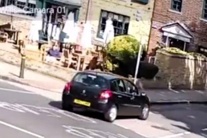 A pensioner was robbed of his Rolex and phone in a shocking 19-second pub garden attack in Bromley, London. The thieves fled in a black Audi. Police are investigating.