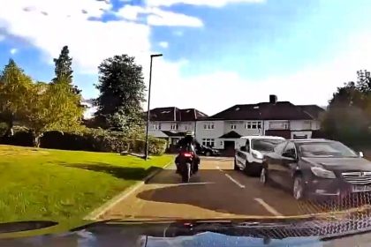 Passenger flung by motorcyclist in shocking road rage hit-and-run in Southall, West London. Incident caught on dash cam, victim hospitalized, and police investigating.