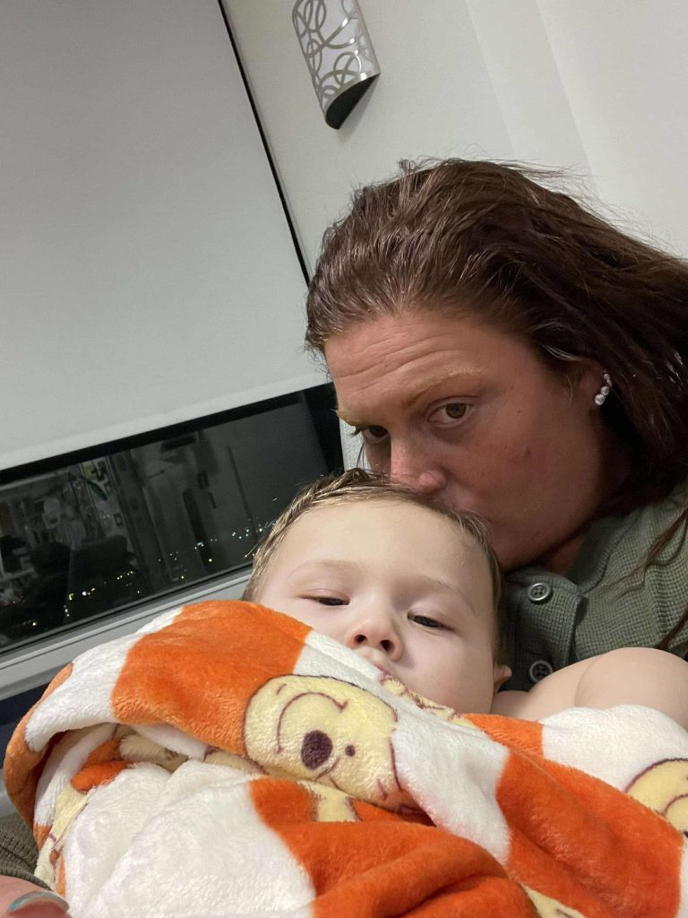 Toddler survives life-threatening injury after swallowing button battery, leaving parents urging others to avoid battery-powered toys to prevent similar accidents.