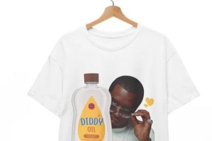 Crude P Diddy scandal merchandise, including T-shirts, hoodies, and stickers, is being sold on Etsy, capitalizing on the rapper's recent arrest for racketeering and sex trafficking.