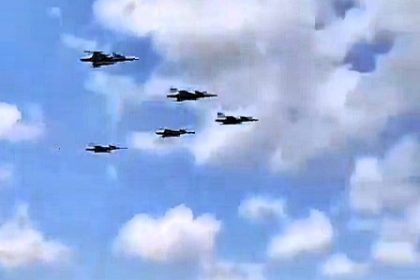 Brazilian Air Force pilot miraculously survives after ejecting from an F-5 fighter jet before it crashes in a fireball during a training exercise near Natal City.