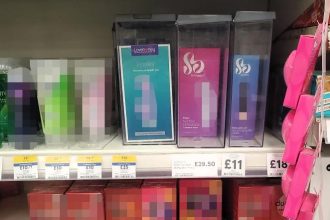 A dad was "disturbed" after spotting adult toys at child-eye level in Tesco, sparking concerns from parents and calls for the products to be moved or removed entirely.