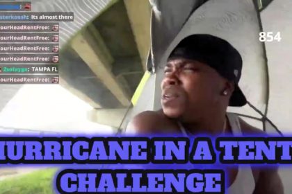 Streamer Mike Smalls shocked viewers by live-streaming himself camping during Hurricane Milton, enduring high winds and dangerous conditions for a chance to win $70,000.