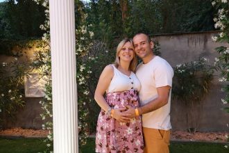 A "miracle" mum undergoes surgery to remove a skull tumour while pregnant, successfully delivering her healthy baby. Now home, she prepares for proton therapy treatment.