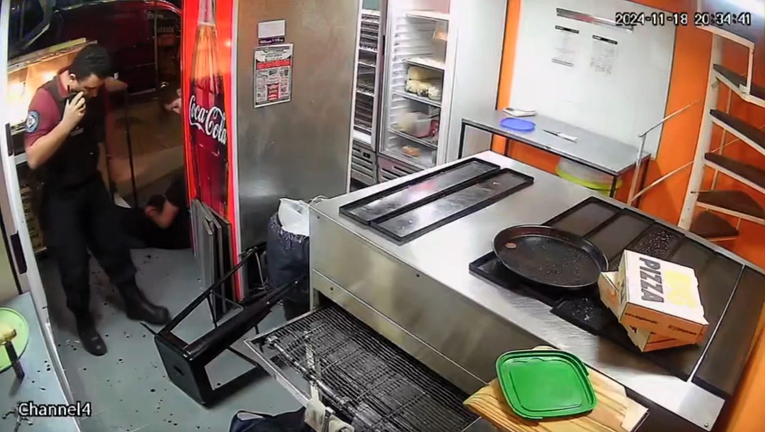 Actor accused of stabbing estranged wife 28 times in Buenos Aires pizzeria before turning the knife on himself. Victim miraculously survives; investigation ongoing.