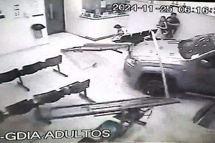 A patient frustrated by wait times crashes his pickup truck into an A&E lobby in Buenos Aires, narrowly missing others. The incident leads to his arrest and charges.