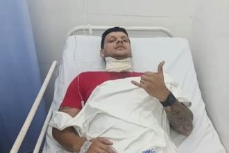 A Brazilian officer miraculously survived a deep neck injury from an illegal kite line coated with glass, riding 2.5 miles to the hospital for life-saving treatment.