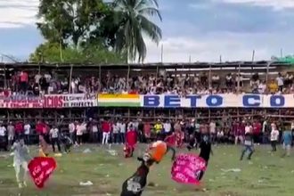 Tragedy at Colombian bullfighting festival as Jhon Mario Puello Caballero, 'The Shadow,' is fatally struck by a bull during a daring jump attempt.