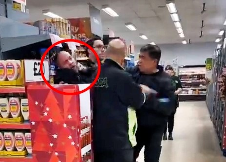 Shocking video shows security guard punching a customer in Asda, Stoke-on-Trent, sparking viewer backlash and police inquiries. Incident under investigation by local authorities.