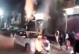 A wedding celebration turned dangerous in Uttar Pradesh when firecrackers ignited inside a car, causing an explosion. Two injured were rescued; no bystanders harmed.