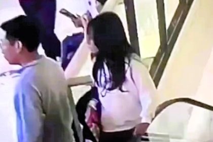 A woman tragically fell to her death at a shopping centre in Jining City, China, after losing balance on an escalator, sparking concerns over safety measures.