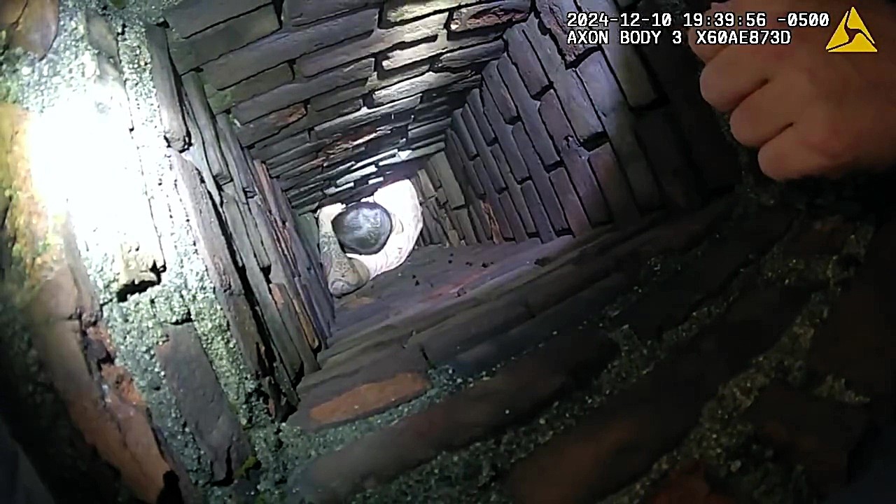 Fugitive Robert Langlais, 33, inspired by Santa Claus, tried hiding in a chimney to evade arrest but got stuck. Firefighters rescued him, leading to his swift custody.