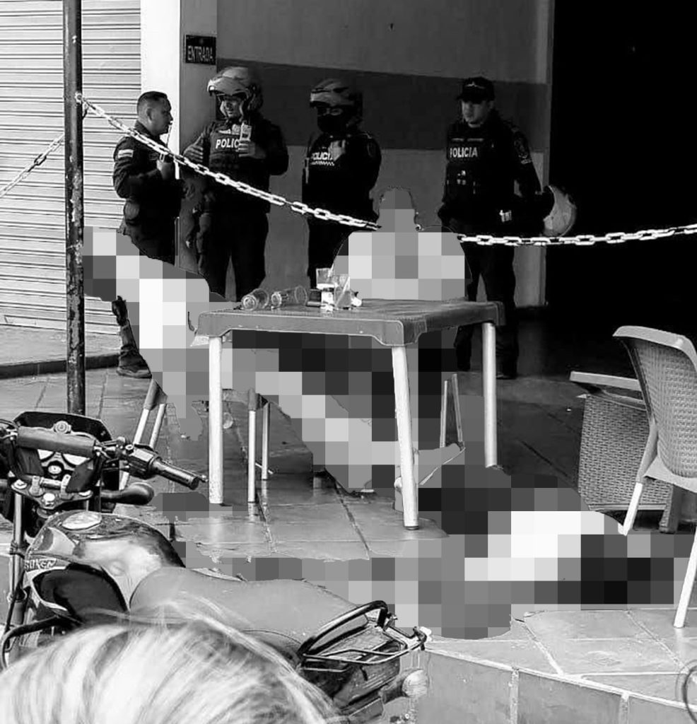 Family of three tragically killed by hitmen during lunch in Colombia, leaving son in critical condition. Community mourns loss of "pillars of the community."