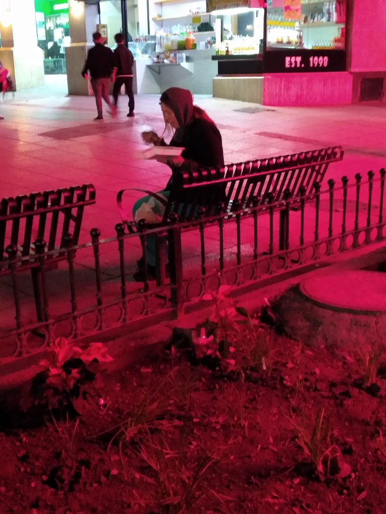 Former Russian figure skater Elena Gouliakova, once a star of "Holiday On Ice," now lives on the streets of Monterrey, Mexico, accompanied by her dogs, relying on handouts.