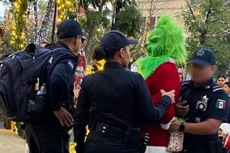 Santa Claus and the Grinch were arrested after fighting over tips at a Christmas show in Mexico, leaving stunned families calling for better event management.