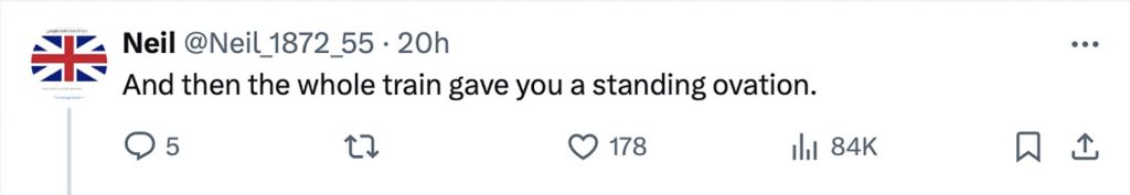 Social media comment on the post of Top cop Caroline Hay sparks debate after confronting rowdy teens on a train, urging Brits to "give it a go" despite safety fears amid the UK's knife crime concerns.