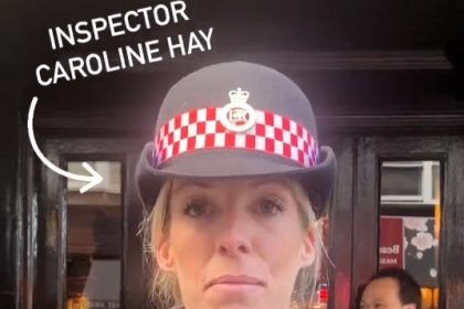 Top cop Caroline Hay sparks debate after confronting rowdy teens on a train, urging Brits to "give it a go" despite safety fears amid the UK's knife crime concerns.