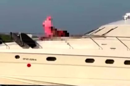 A couple caught having sex on a yacht near Cholón Island, Colombia, shocked tourists who filmed and cheered. Police are investigating, and fines for public indecency may follow.