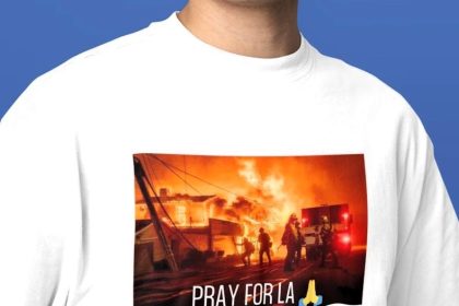 Etsy sellers face backlash for profiting off LA wildfires, offering merchandise like T-shirts and candles with slogans such as ‘Pray for LA’ and ‘The only thing hotter than LA fires.’