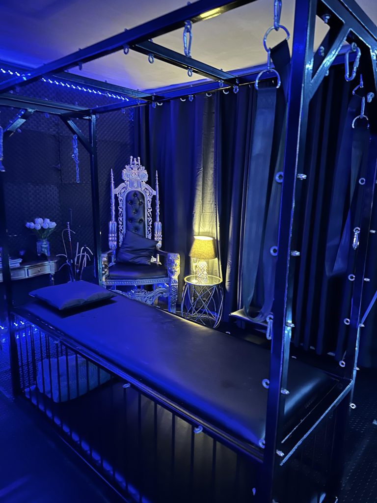 Madame Caramel, a renowned dominatrix, offers luxurious BDSM experiences across four locations in the UK and Belgium, blending discretion, pleasure, and expertise.