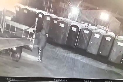 Mystery thieves steal 13 portable toilets, chemicals, and piping worth £10,000 from Oxfordshire firm AndyLoos. Police appeal for information on the bizarre burglary.