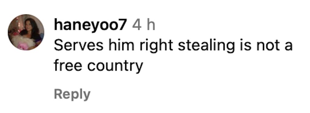 Social media comment on the post of Suspected shoplifter stopped by six staff at Poundland Luton, as the chain ramps up security to combat £44m in thefts, shocking shoppers and sparking debate online.