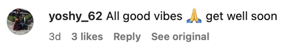 Social media comment on the post of Actress Cynthia Klitbo was hospitalized after a black widow spider bite left her with muscle spasms and a skin wound. Now stable, she thanks fans for their support.