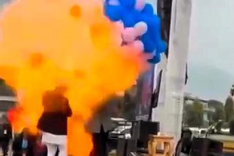 Nepal's Deputy Prime Minister and Pokhara Mayor seriously injured as hydrogen-filled balloons explode in massive fireball during tourism fair inauguration.