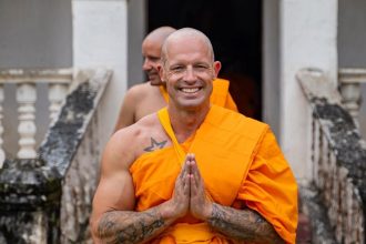 Former stripper Ashley Edelman swapped the stage for spirituality, becoming a monk before embracing a new life as a mindset coach in Dubai.