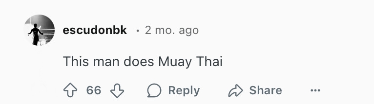 Social media comment on the post of A delivery driver in China unleashed kung fu-style moves on security guards in a dramatic street fight, knocking them down with kicks and punches before bystanders intervened.