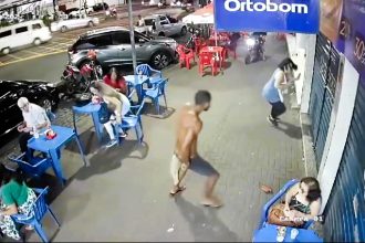 Drinker murdered in brutal ride-by shooting outside Rio bar - gunmen fire point-blank before fleeing on motorbike. Police investigation underway.