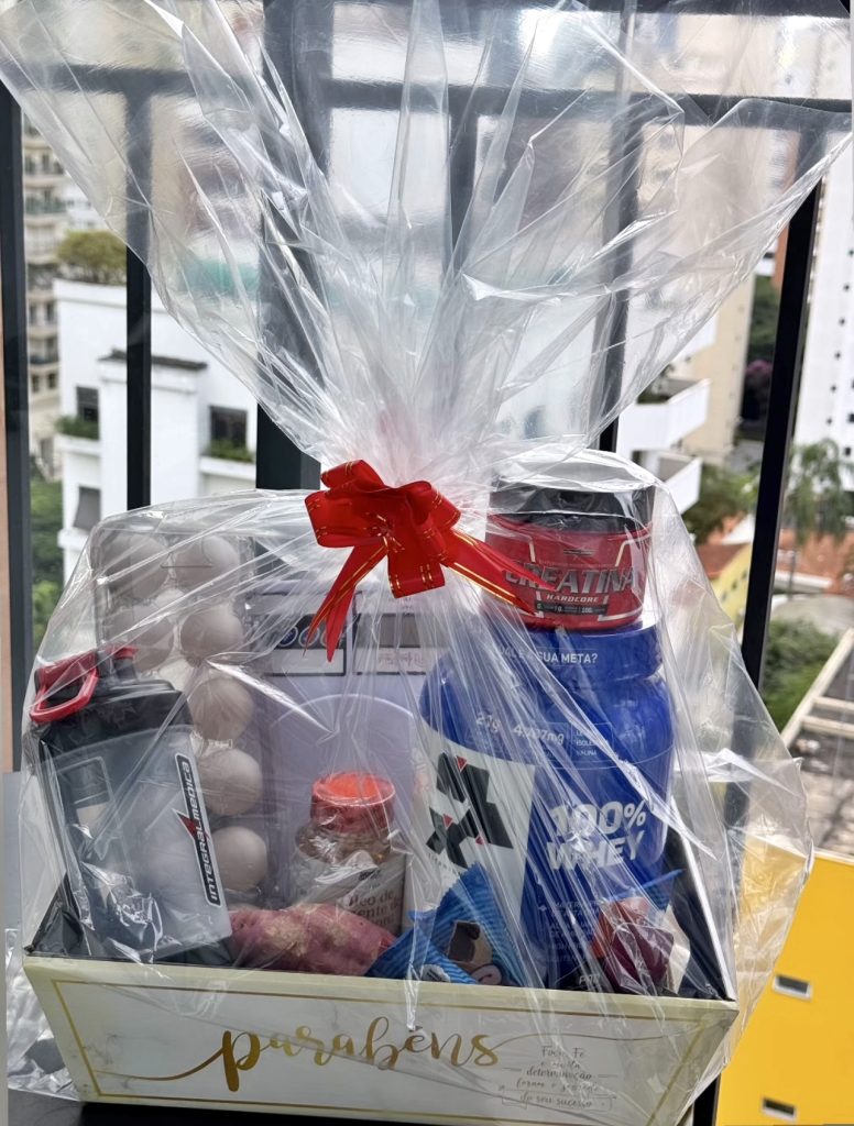 Influencer slammed for gifting pal a fitness basket and scales, sparking backlash. She says it was thoughtful, but critics call it tone-deaf.