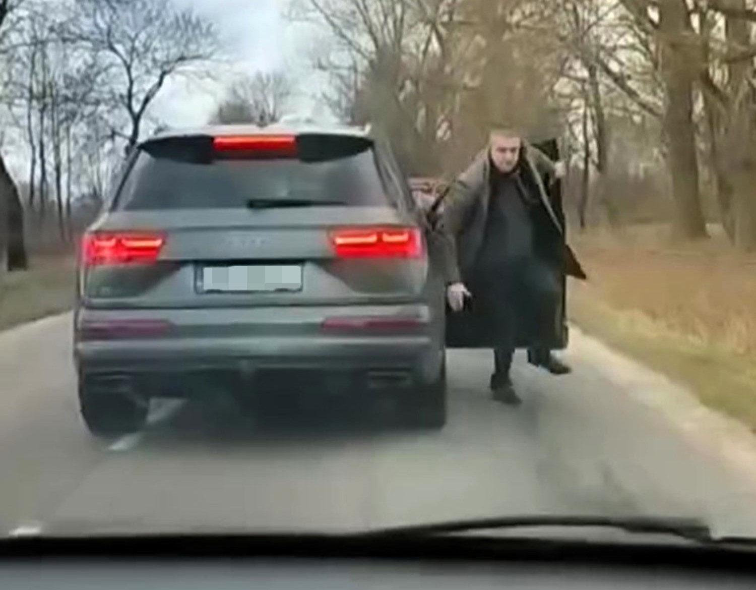 Polish mayor Jacek Zielinski was detained after a road rage attack where he dragged a man from a car and beat him, leaving the victim with severe skull injuries.