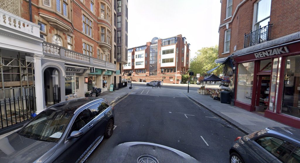 A street fight in South Kensington escalated into a hit-and-run as a driver sped off, knocking a moped rider into a parked car, leaving locals shocked.
