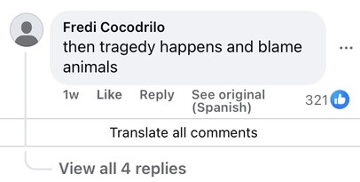 Social media comment on the post of A tour guide in Costa Rica sparked outrage after recklessly teasing a giant crocodile at the Tárcoles River - prompting officials to warn against dangerous wildlife interactions.